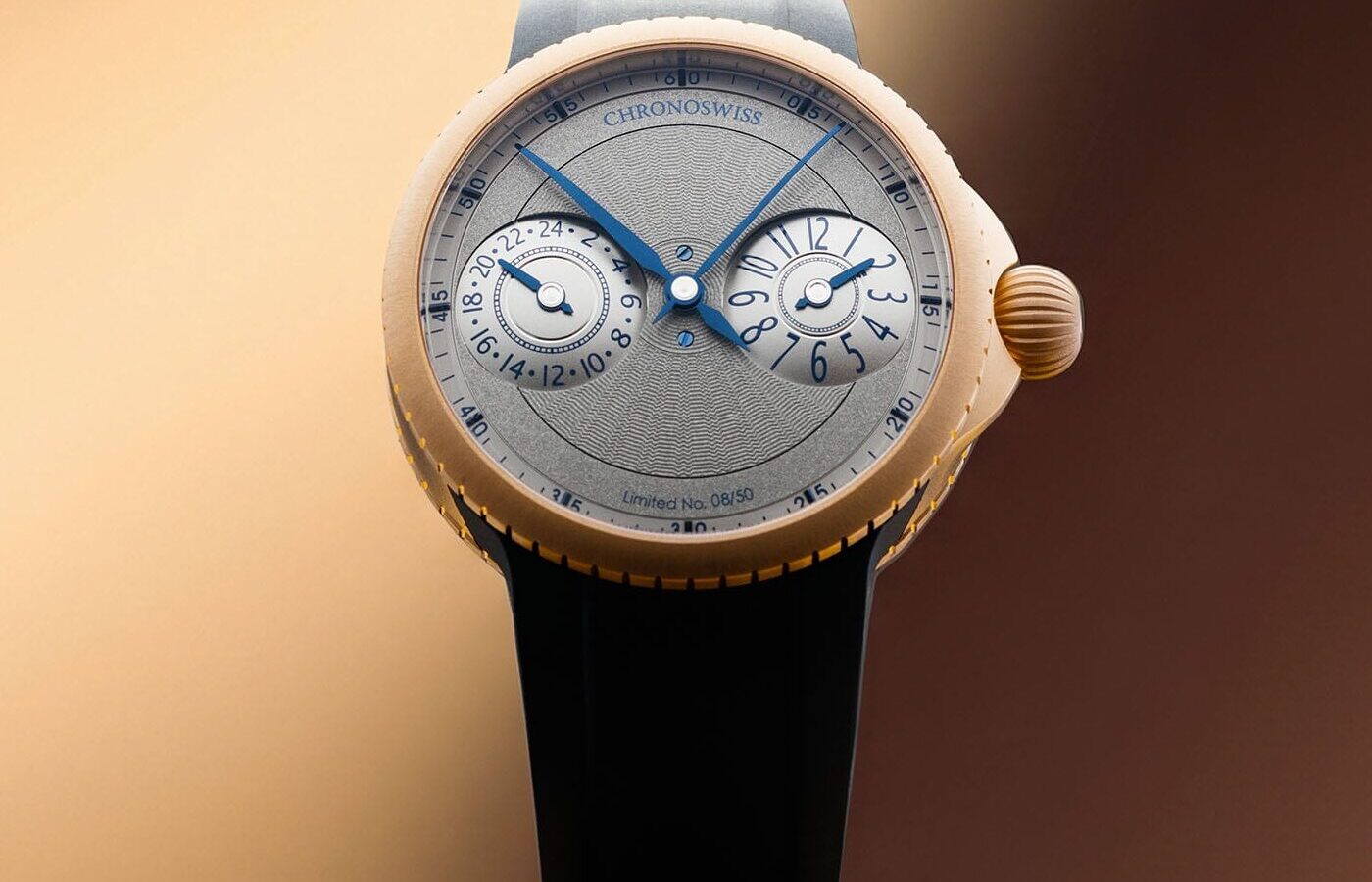 Chronoswiss Pulse GMT Frosted Guilloche Gold: How a Case Finish Becomes a Design System