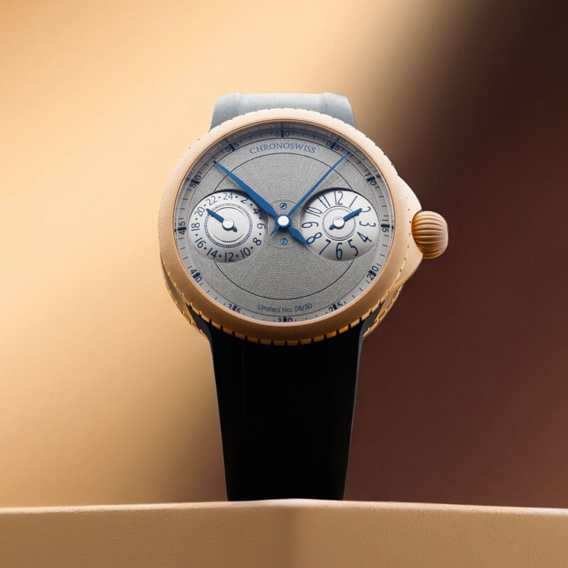 Chronoswiss Pulse GMT Frosted Guilloche Gold: How a Case Finish Becomes a Design System