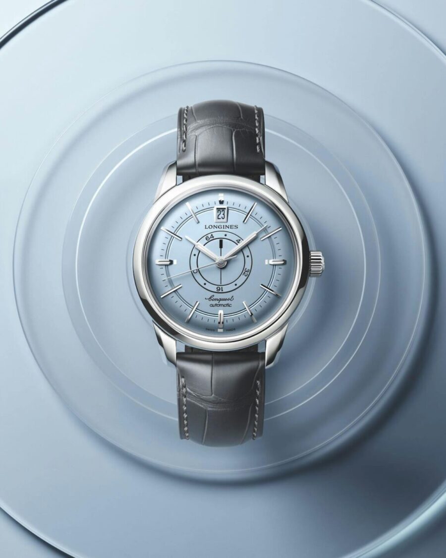Longines Conquest Heritage Central Power Reserve Light Blue: How a New Dial Color Tests a Mid-Century Display Design