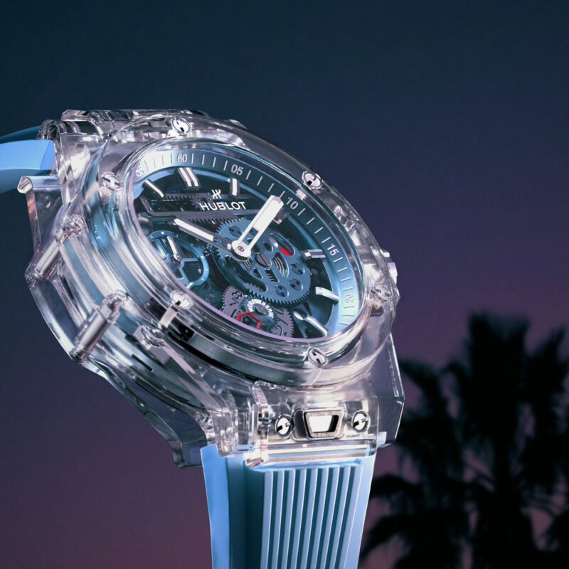 Hublot Big Bang Sapphire Sky Blue Meca-10: How Sapphire Case Construction Shapes Every Design Decision