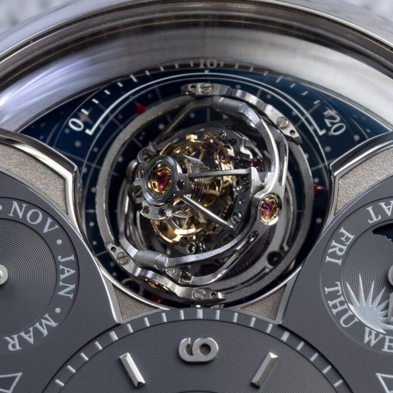 Duometre Heliotourbillon Perpetual Calendar Platinum: Dial Layout, Movement Architecture and Surface Finishing