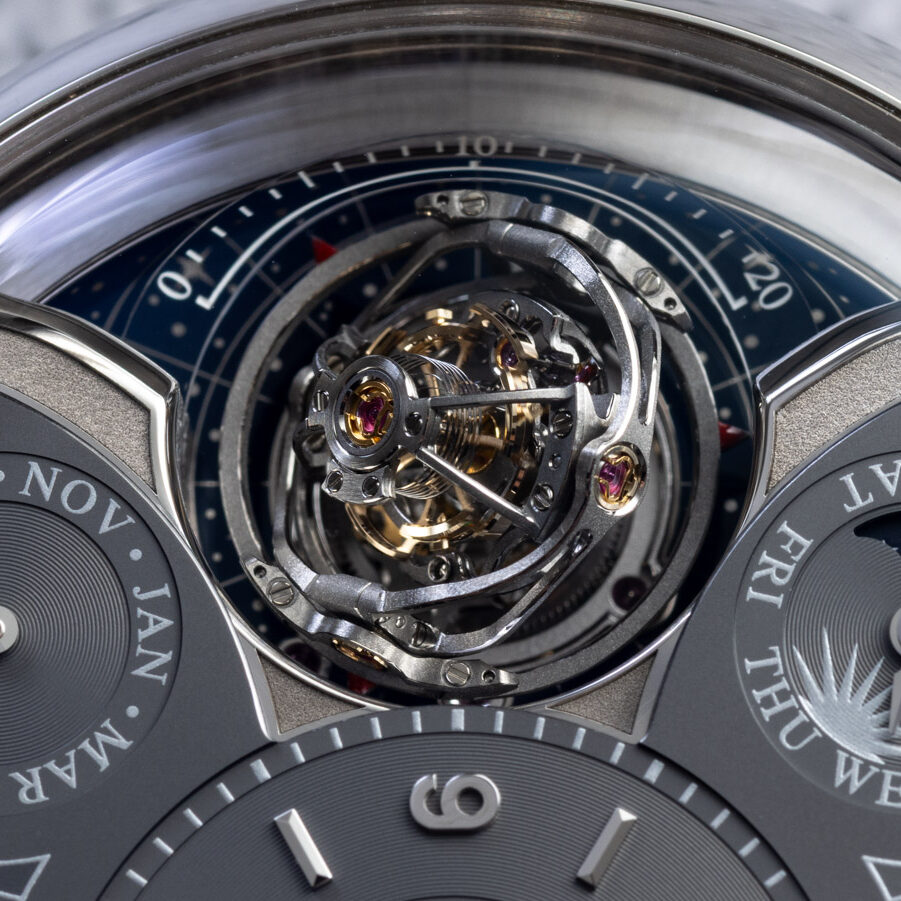 Duometre Heliotourbillon Perpetual Calendar Platinum: Dial Layout, Movement Architecture and Surface Finishing