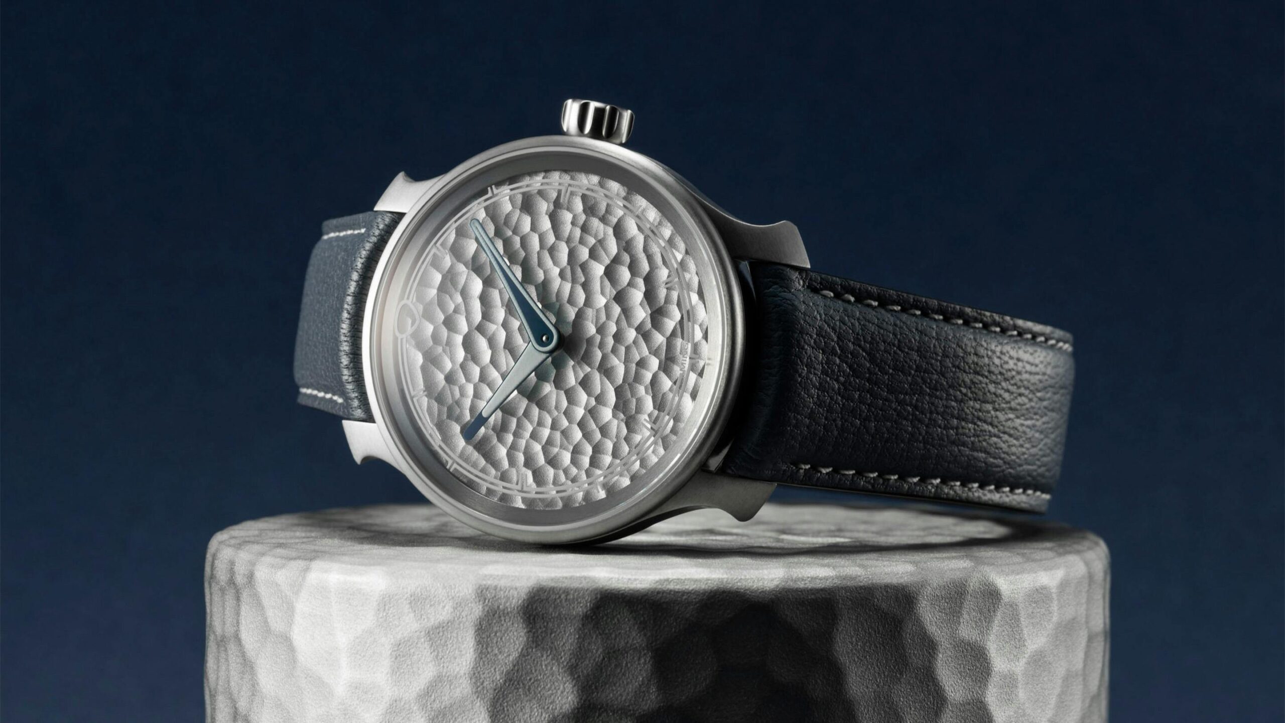Ming 37.06 Royal Selangor: Hammered Pewter Dial Design Meets Precision Case Architecture - view 1 (Hodinkee)
