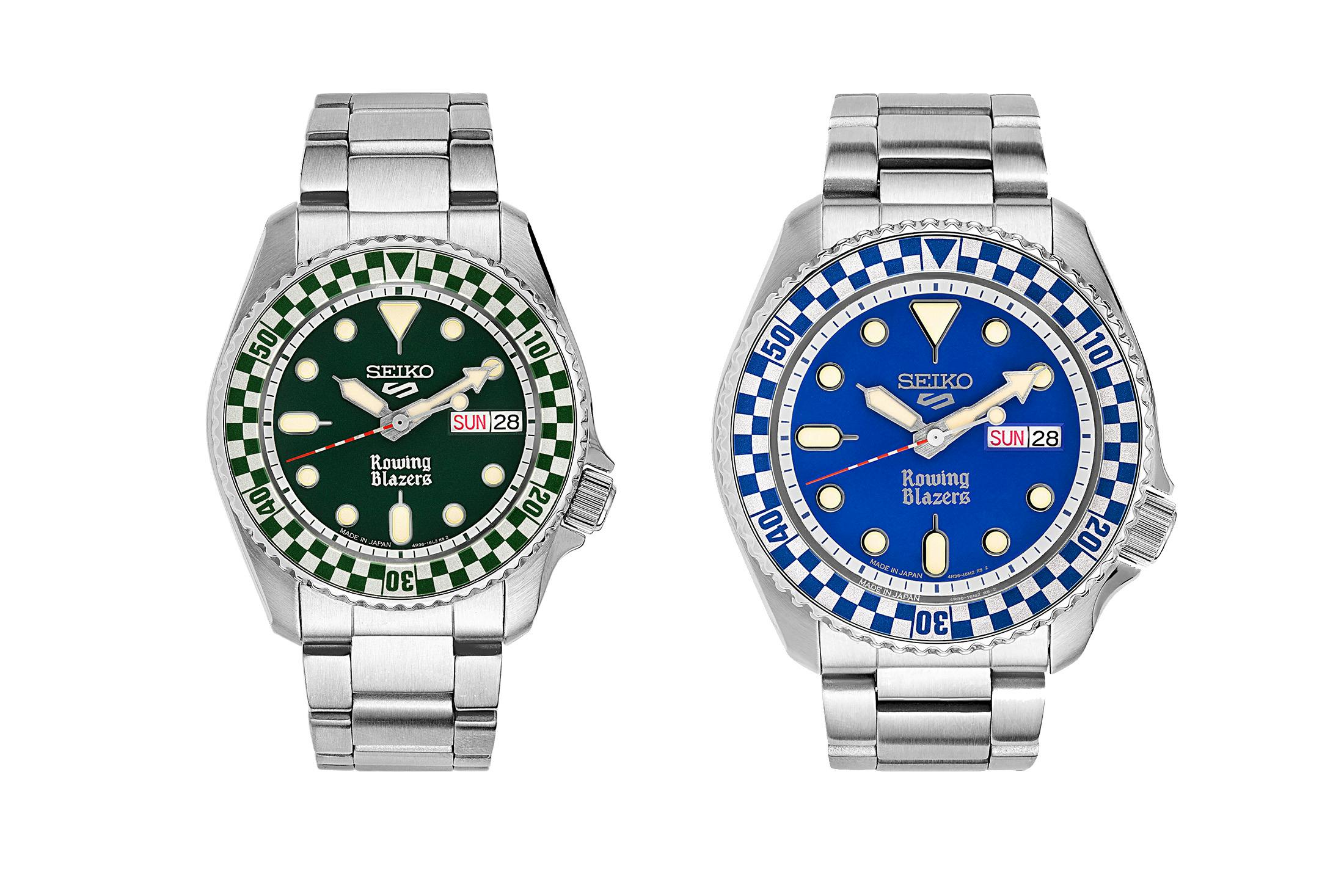 Seiko x Rowing Blazers Rally Diver 2026: How 38mm and 42mm Case Sizing Reshapes Dial Design Logic - view 2 (Hodinkee)
